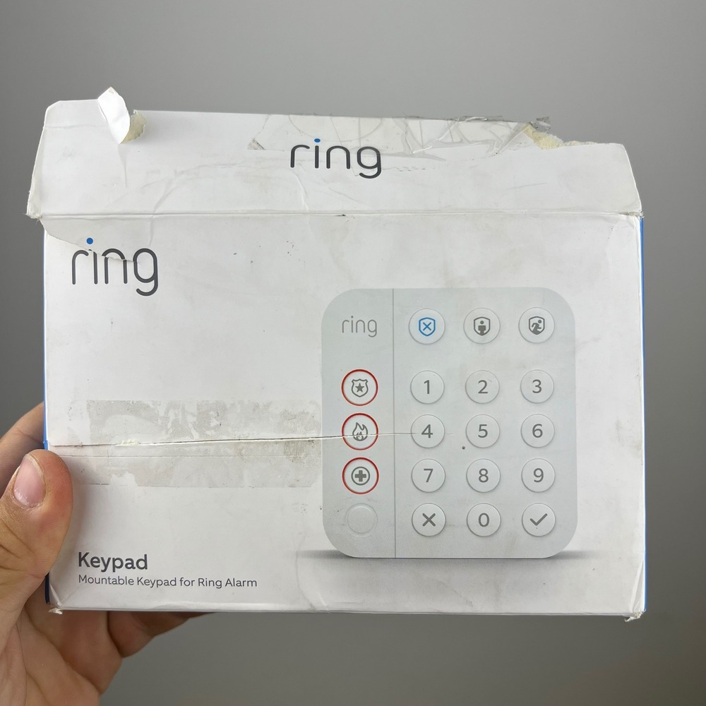 Ring Alarm Keypad 2nd Gen White Mountable Security System New Open Box